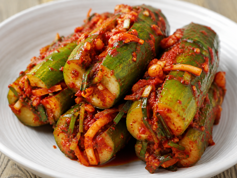 Oi Sobagi – Stuffed Cucumber Kimchi in 10 Minutes