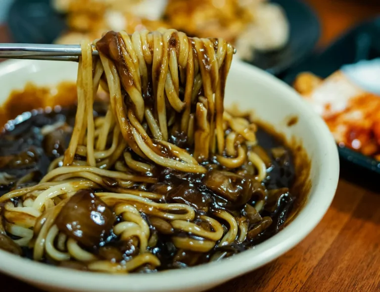 Chunjang fermented black soybean paste used in Korean jajangmyeon